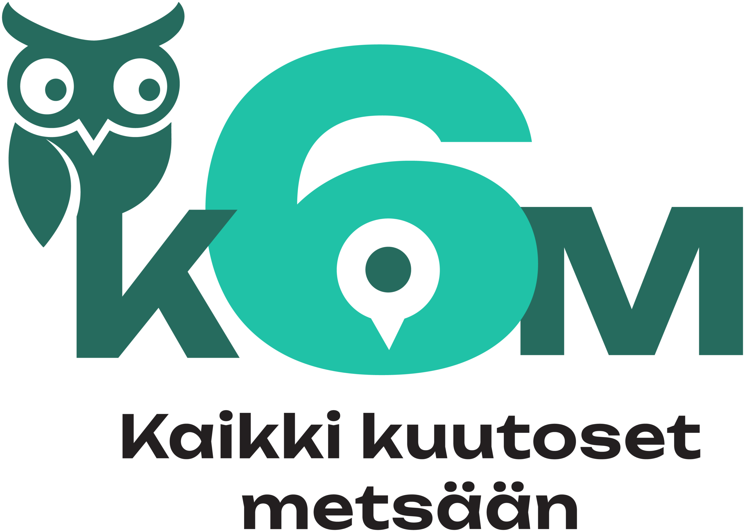 Kaikki kuutoset metsään -logo
