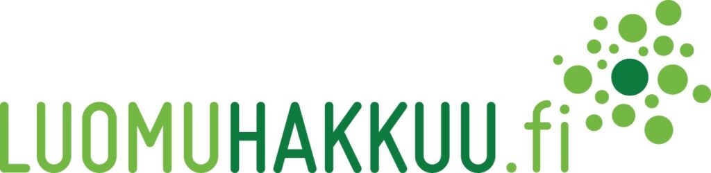 Luomuhakkuu-hankkeen logo